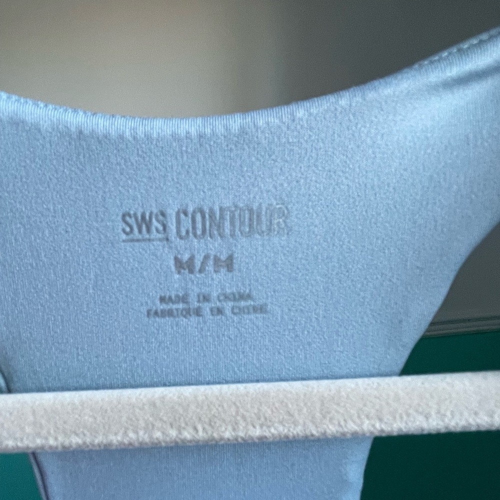 Light Blue Racerback Bodysuit - Picture 3 of 5